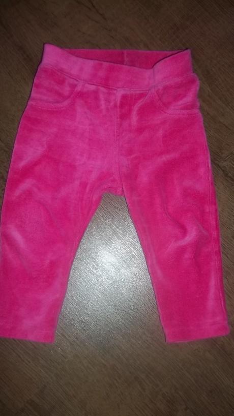 Zamatove nohavice, h&m,86
