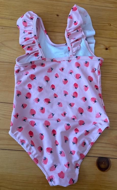 Krasne volanikove plavky top stav, f&f,92