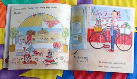 Emily button helps at the fair - p,