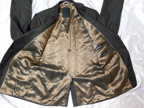 Luxusný pánsky oblek hnedej farby, m