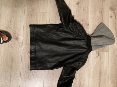 Koženkova bunda, h&m,140