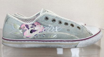 Geox plátené našuchovacie tenisky, geox,36