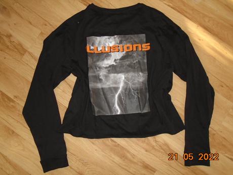 Oversize tricko s dlhym rukavom m/l, m