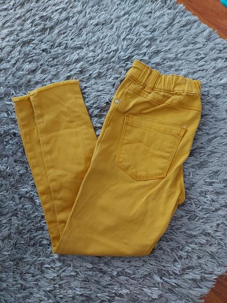 Horčicové rifle denim 116, denim co,116