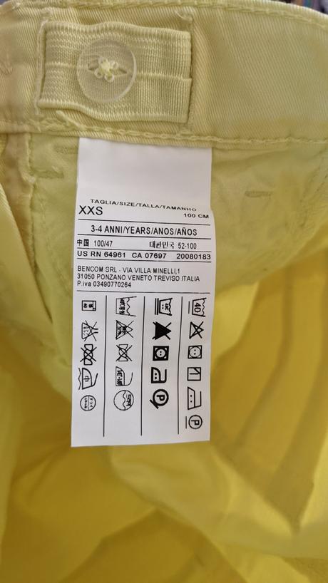 Nenosené strečové rifle, benetton,98