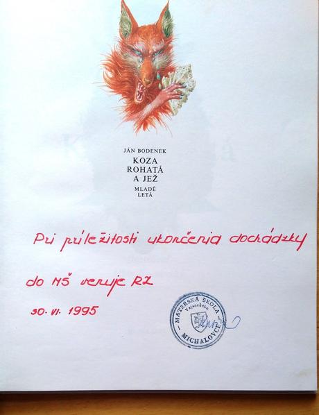 Koza rohatá a jež , ján bodenek,