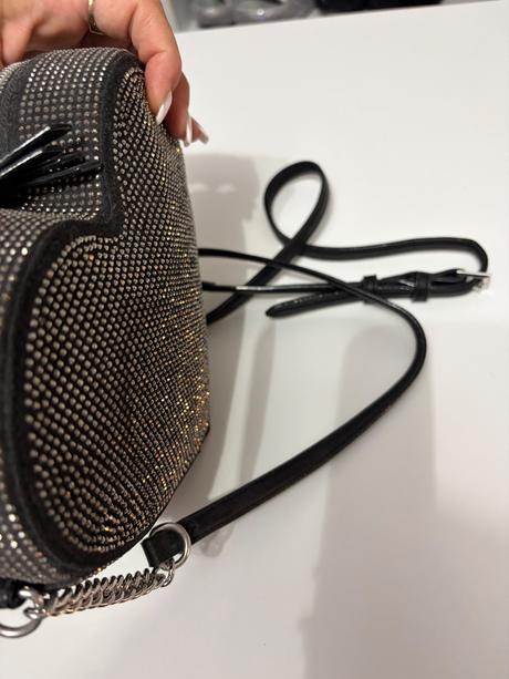Victorias secret srdiečkova crossbody kabelka, victoria's secret