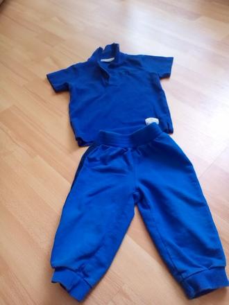 Tričko+teplaky, topomini,80