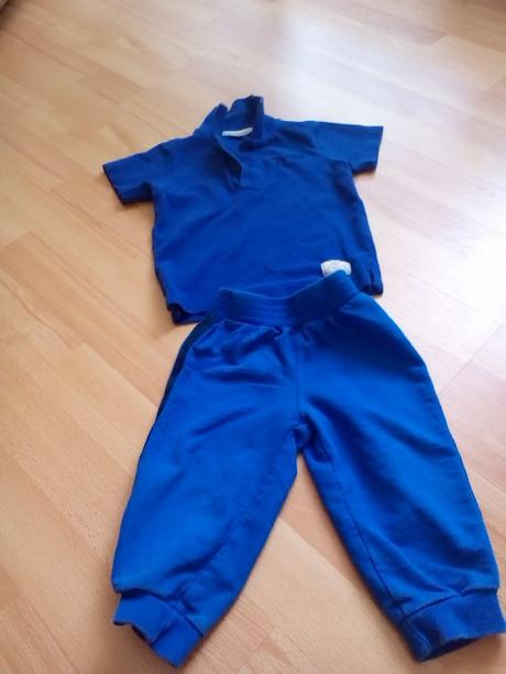 Tričko+teplaky, topomini,80