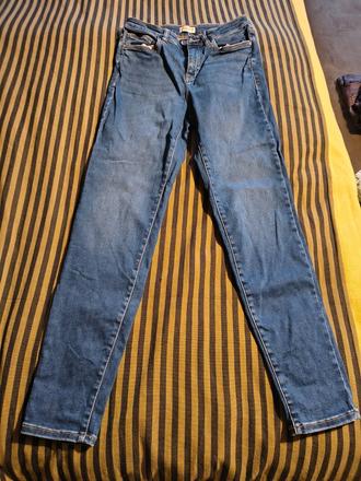 Rifle skinny s vysokým pásom, tchibo,38