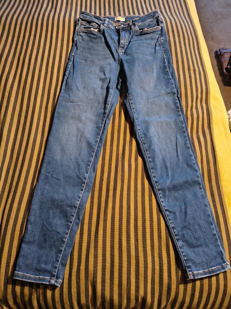 Rifle skinny s vysokým pásom, tchibo,38