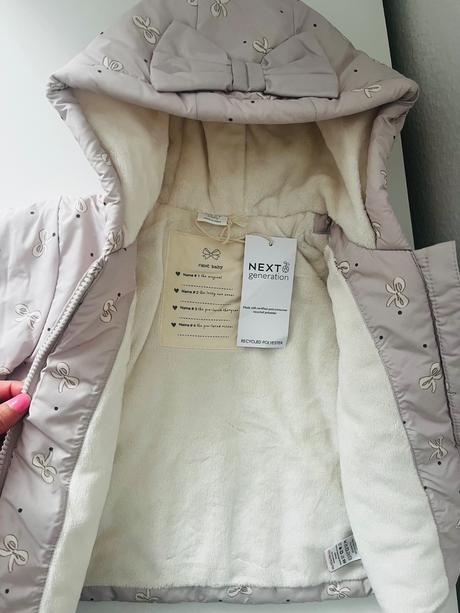 Zimná bunda pre dievcatko nová 86, next,86