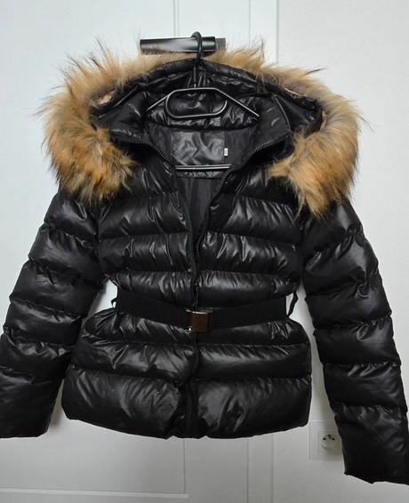 Bunda s kožušinou 140/146, 140