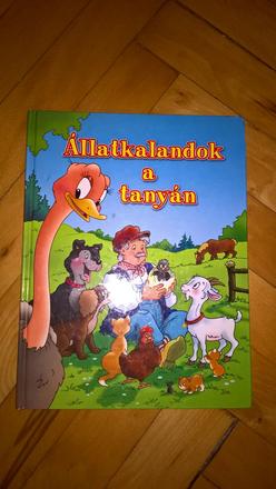 Knižka "állatkalandok a tanyán",