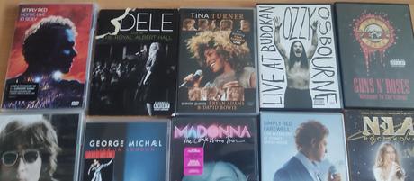 Dvd koncerty, 