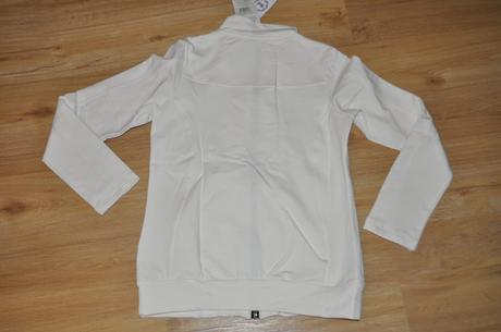 Krémová bavlnená mikina, 164