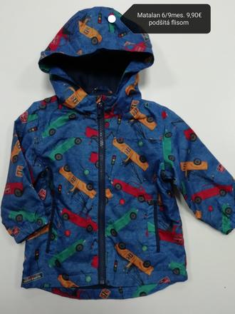Prechodná bunda s autami, matalan,74