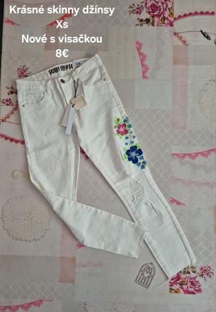 Krásné skinny džínsy, gate,xs
