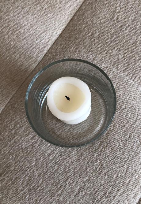 Sklenená váza/svietnik,