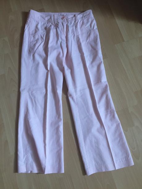 Ľanové nohavice, h&m,38