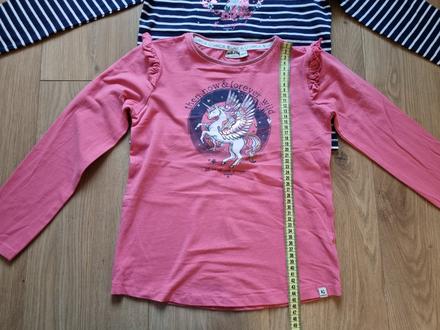 Tričko s jednorožcom 2 ks 128/134, 128