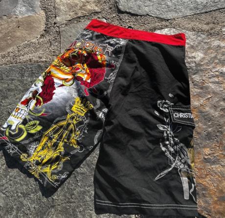 Ed hardy christian audigier šortky, ed hardy,xs