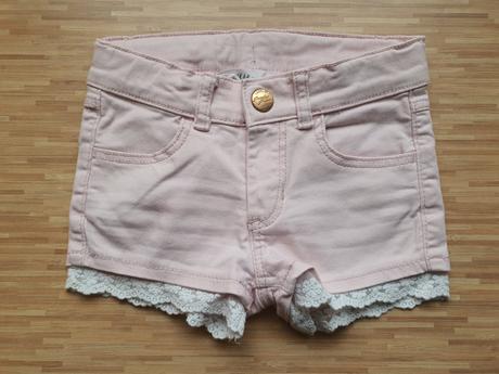 Riflove kratasky s cipkou, h&m,98