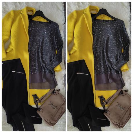 Trblietavý pulóver,