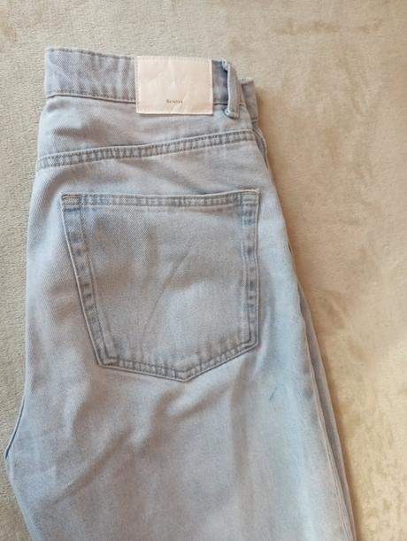 Džínsy mom, bershka,42