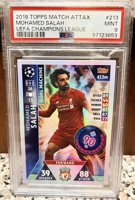 Futbalová karta - mohamed salah, 