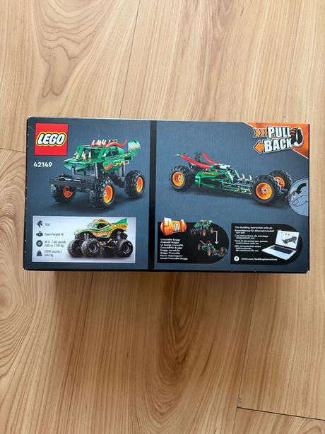 Lego technic monster jam dragon 2v1 42149, 