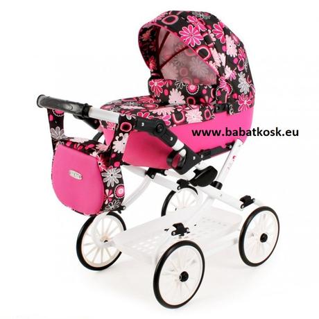 Kočík pre bábiky retro - hviezdička, 