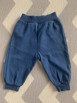 Modré dojčenské tepláky, 62