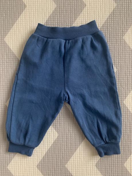 Modré dojčenské tepláky, 62