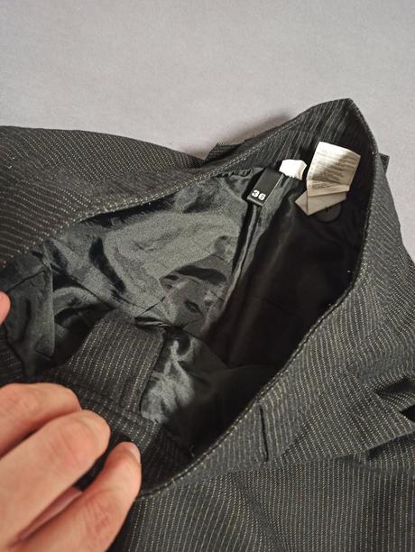 Nohavice s podšívkou, h&m,36