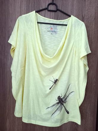 Tričko - top v žltej farbe, xl, authority,xl