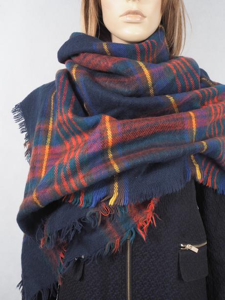 Kvalitná mohutná káro šatka bershka, bershka,xl