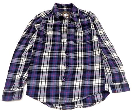 Modrá košeľa károvaná 122/128, young dimension,122