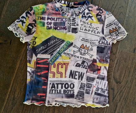 Krasne priesvitne tricko zn.desigual nenosene s/m, desigual,s