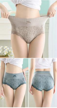 Nohavicky s vyssim pasom ornaments, l / xl