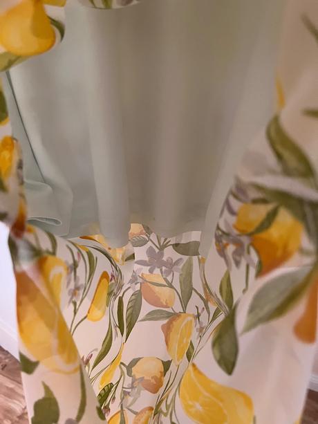 Citronove letne saty, bonprix,38