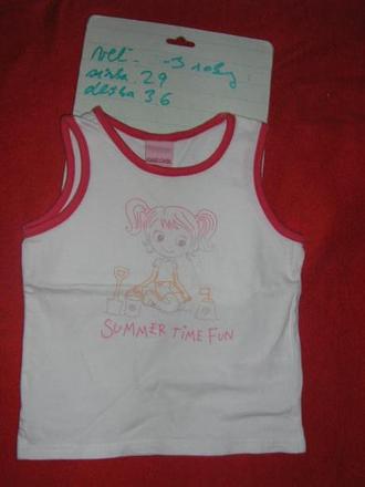 Tricko bez rukavov, 98