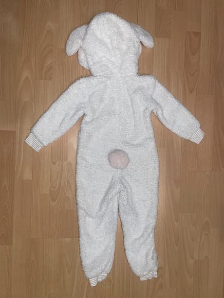 Dievčenký flisový overal zajačik, f&f,104