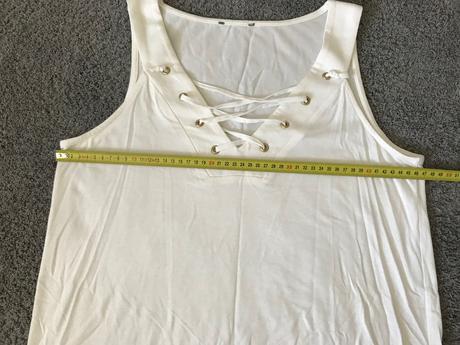 Letny biely top, l