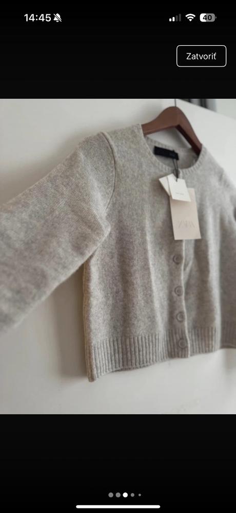 Vlneny kardigan, zara,s / xs