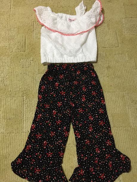 Letný set top a ľahké nohavice, 110