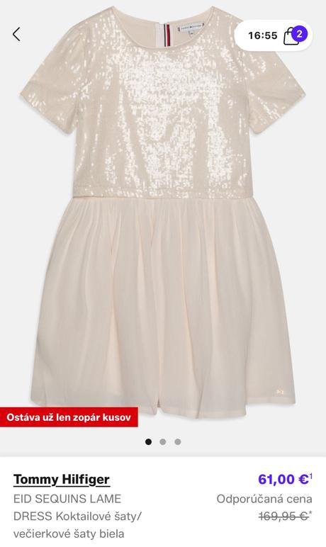 Tommy hilfiger slávnostné šaty 140, tommy hilfiger,146