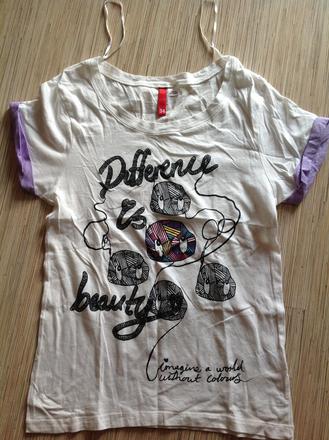 Bavlnené tričko /68, h&m,s
