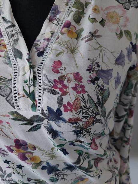 Kvetovaná blúzka č.34, f&f,34