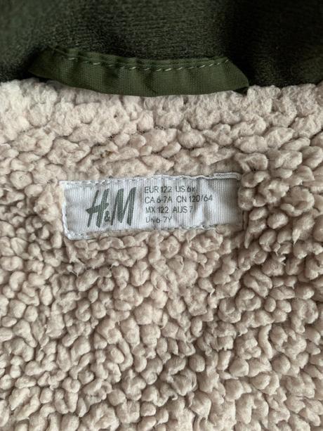 Zimný kabát h&m 122, h&m,122